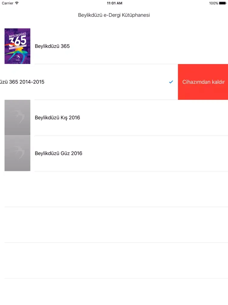 ภาพหน้าจอของ Beylikdüzü e-Dergi iPad 