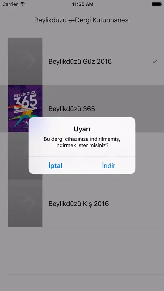ภาพหน้าจอของ Beylikdüzü e-Dergi