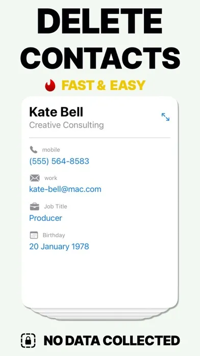 Zrzuty ekranu Delete Contacts - Cleanly