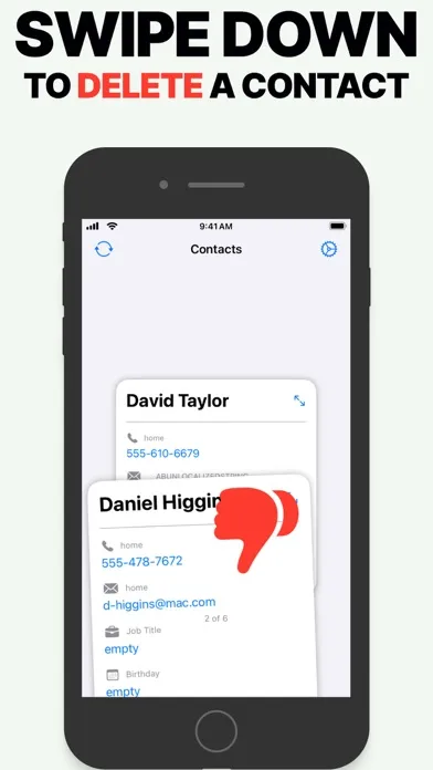 Zrzuty ekranu Delete Contacts - Cleanly