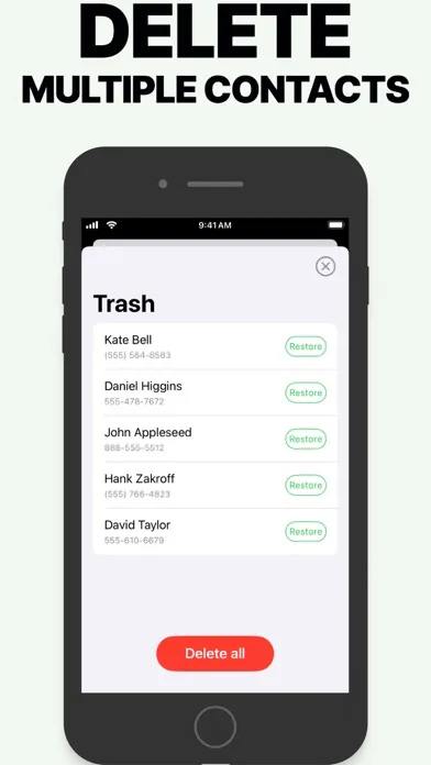 Zrzuty ekranu Delete Contacts - Cleanly
