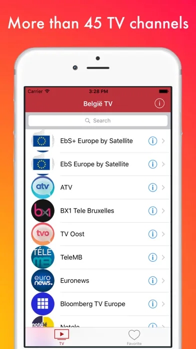 Captures d'écran de België TV - Belgische televisie online