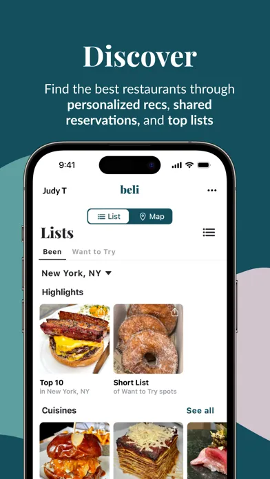 Beli سکرین شاٹس