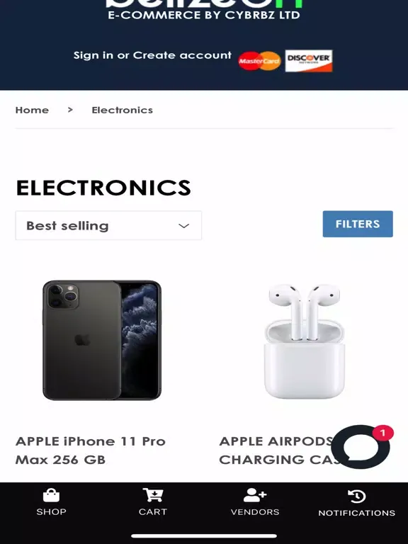 Capturas de pantalla de BelizeOn iPad 