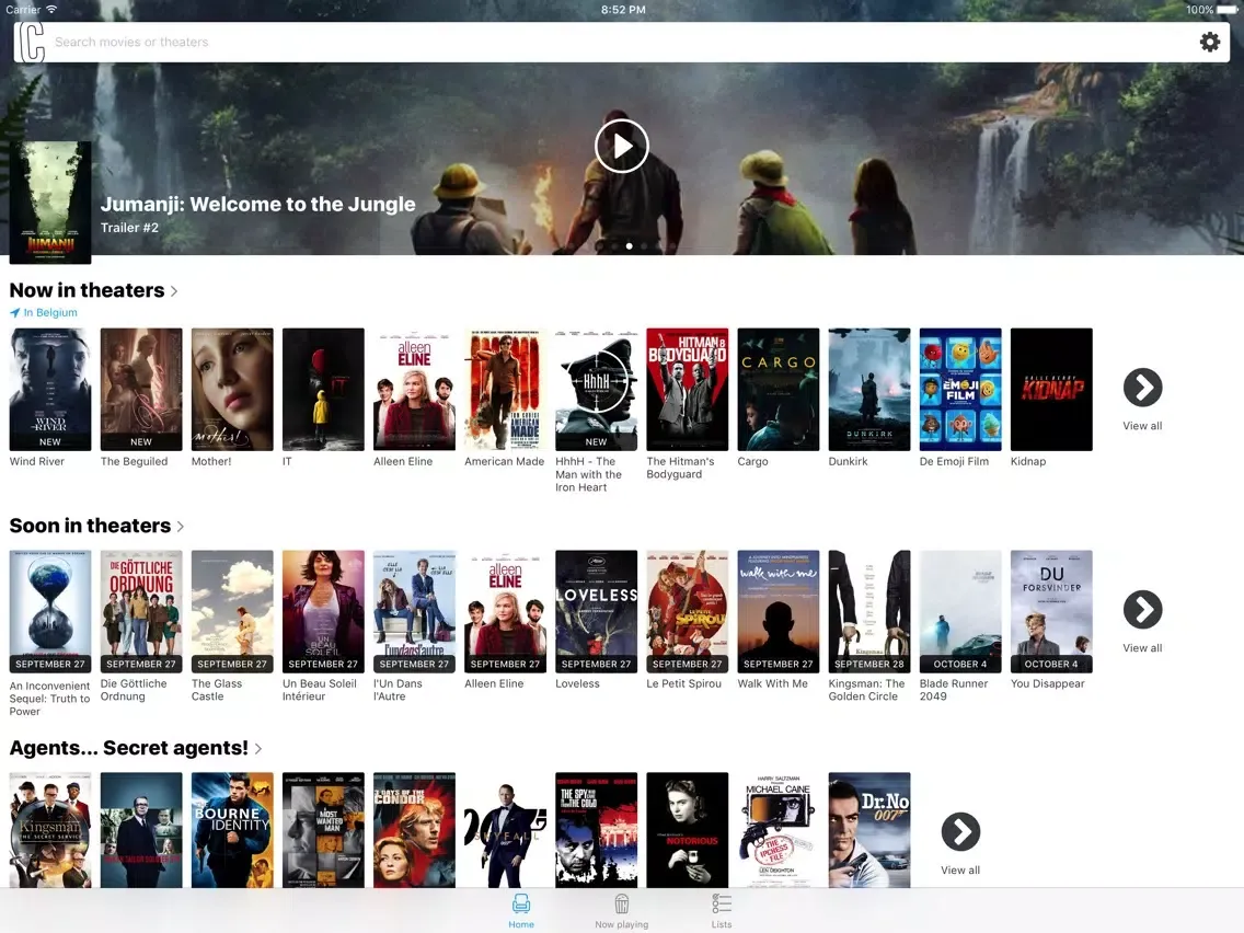 Captures d'écran de Cinemapp - Movie guide iPad 