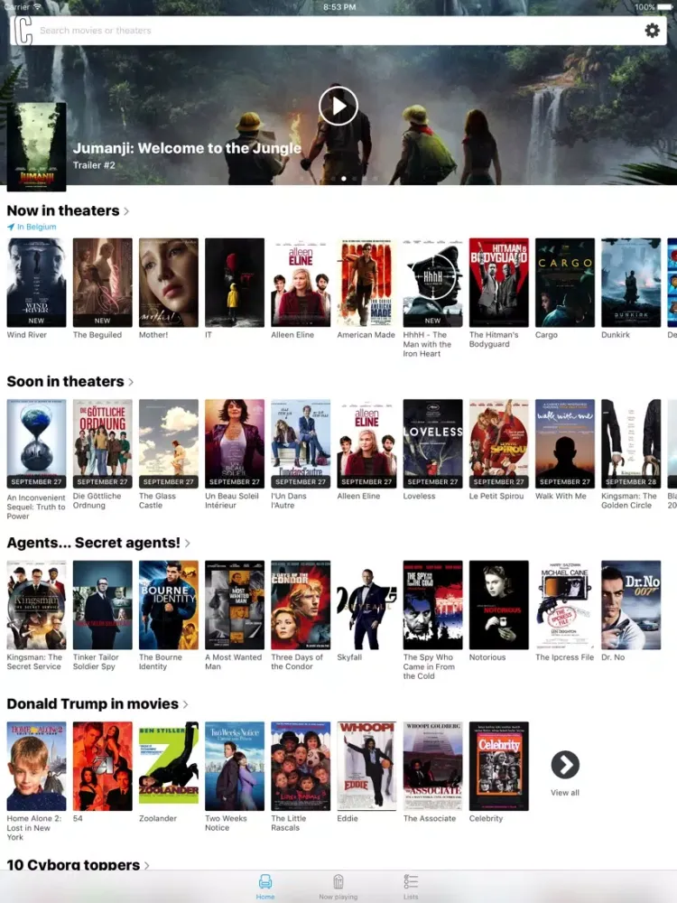 Captures d'écran de Cinemapp - Movie guide iPad 