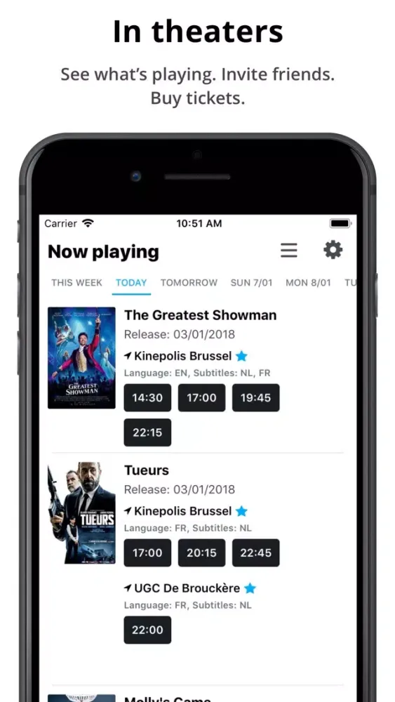 Captures d'écran de Cinemapp - Movie guide