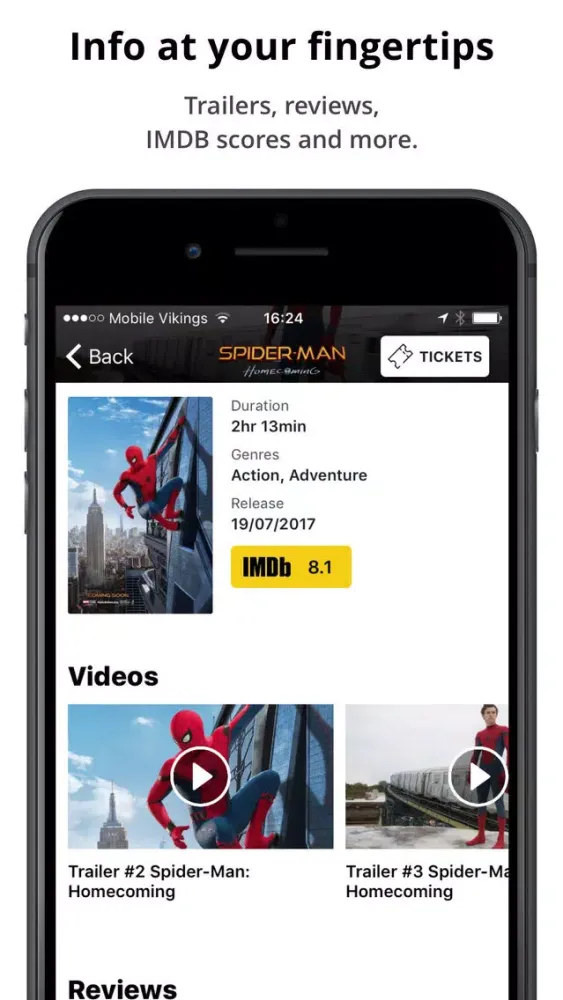 Captures d'écran de Cinemapp - Movie guide