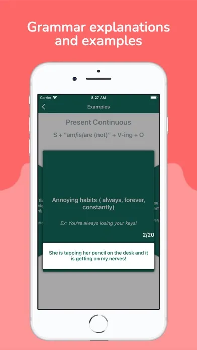12 English tenses practice Screenshots