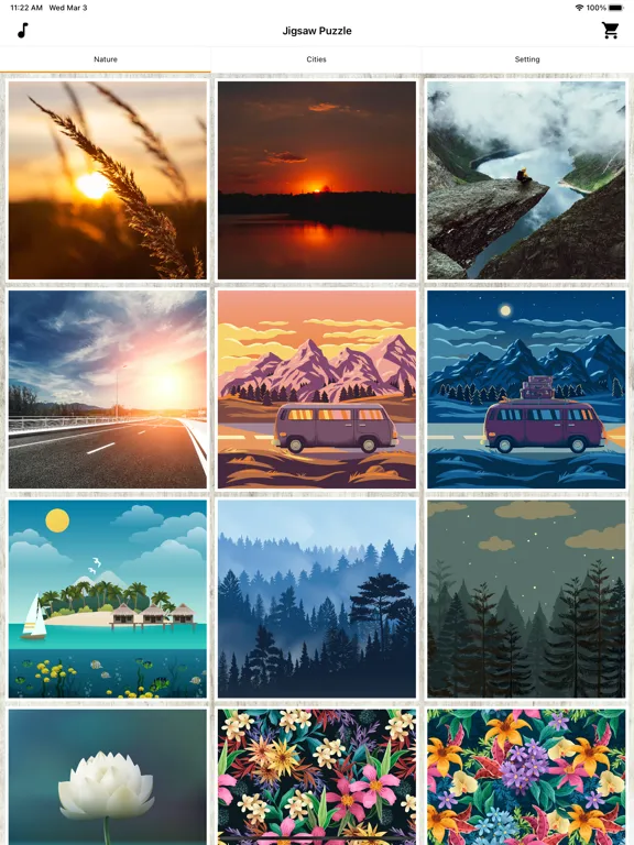 ภาพหน้าจอของ Classic Jigsaw Puzzles 2021 iPad 