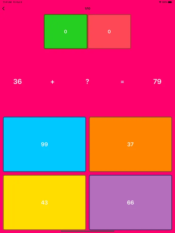 Ảnh chụp màn hình của Splash Math: Kids Math Games iPad 
