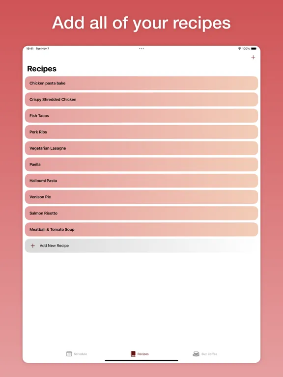 Capturas de pantalla de Nibbles List iPad 