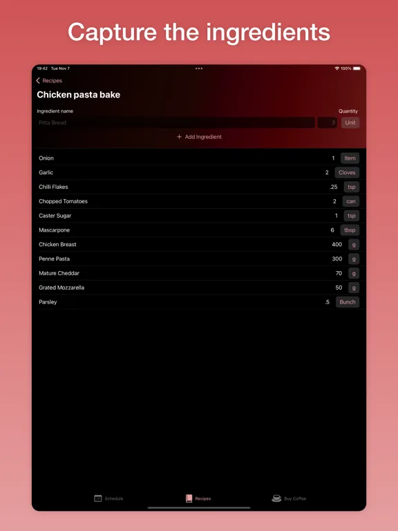 Capturas de pantalla de Nibbles List iPad 