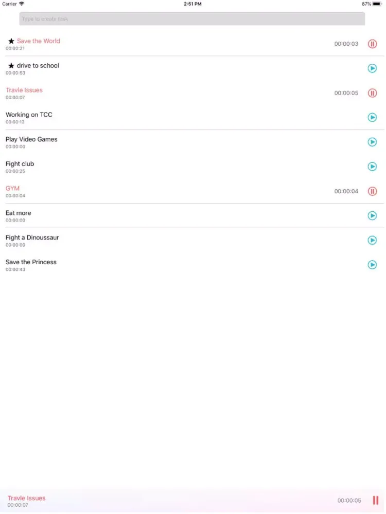 Time Clic iPad  سکرین شاٹس