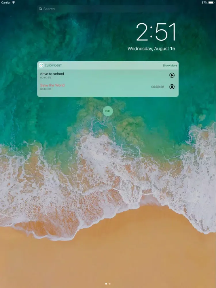 Time Clic iPad  سکرین شاٹس
