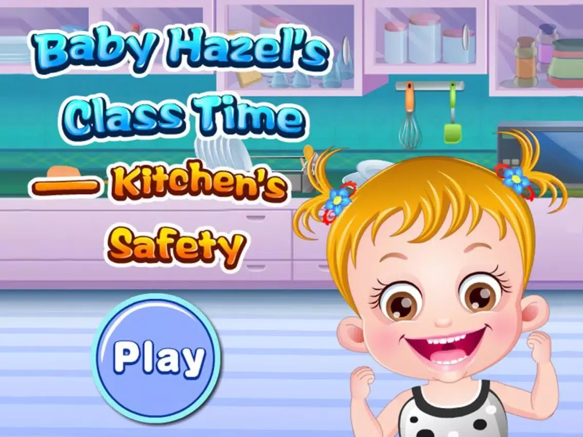 Tangkapan layar Baby Hazel's Class Time - Learn Kitchen's Safety iPad 