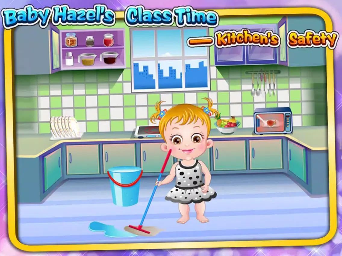 Tangkapan layar Baby Hazel's Class Time - Learn Kitchen's Safety iPad 