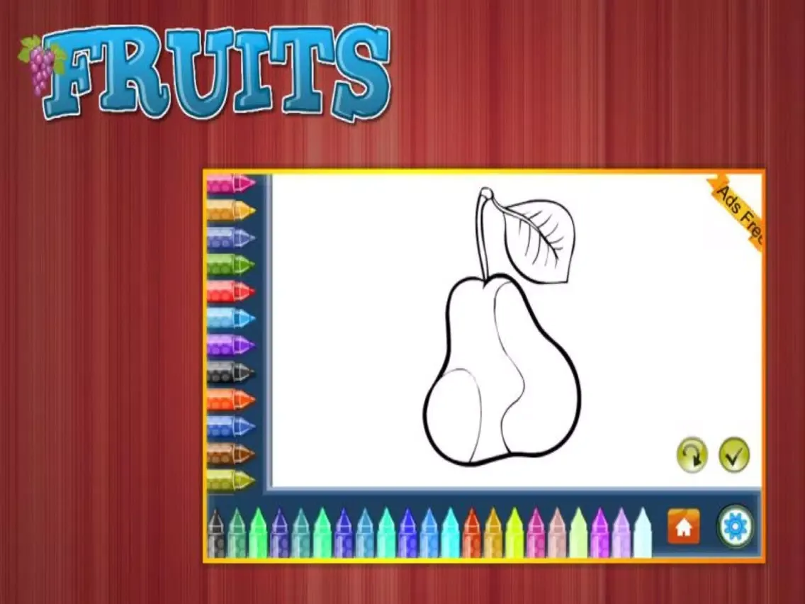 Coloring Book Fruits iPad  Ekran Görüntüleri