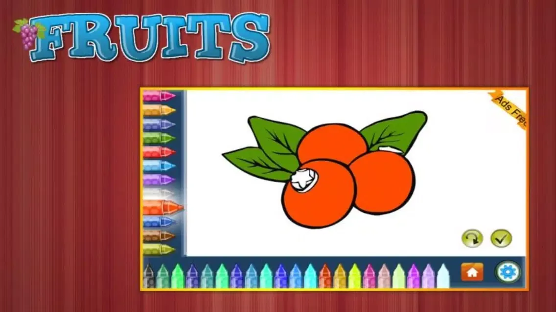Coloring Book Fruits Ekran Görüntüleri