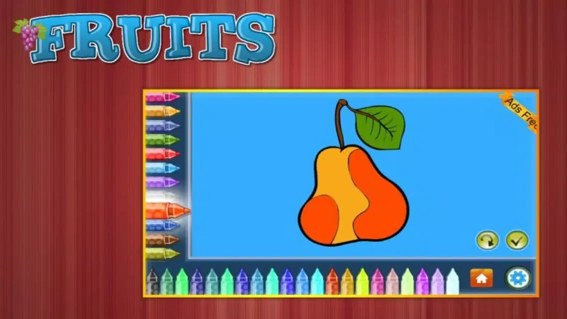 Coloring Book Fruits Ekran Görüntüleri