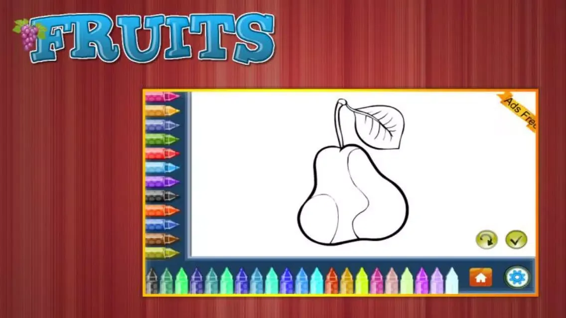 Coloring Book Fruits Ekran Görüntüleri