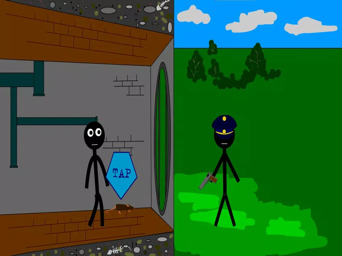 Скриншоты Stickman - Jailbreak Escape 2 iPad 
