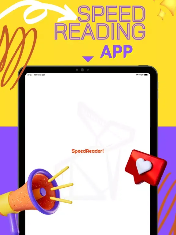 Скриншоты Spreader: Speed Reading App iPad 