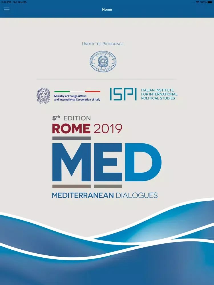 Rome MED Dialogues 2019 iPad  سکرین شاٹس