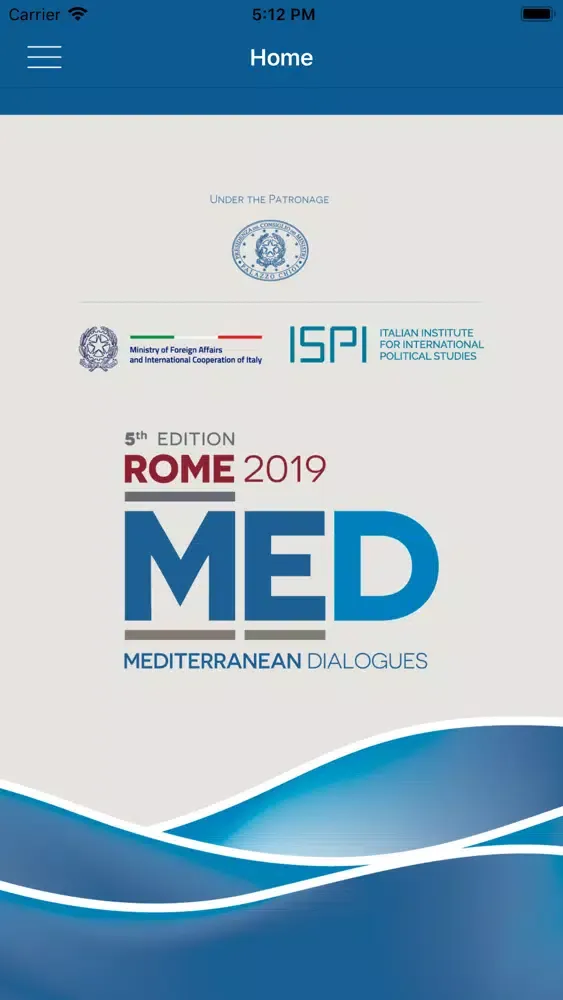 Rome MED Dialogues 2019 سکرین شاٹس