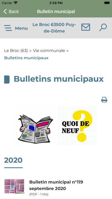 Commune du Broc スクリーンショット