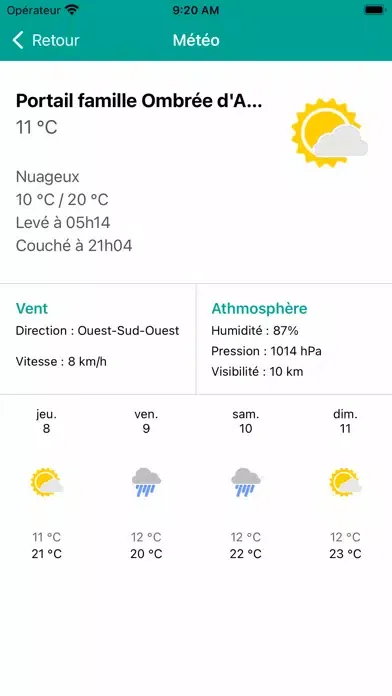 Screenshot di Ombrée d'Anjou