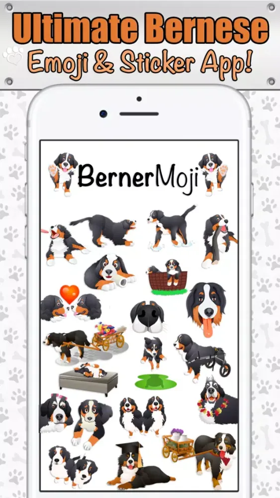 Zrzuty ekranu BernerMoji