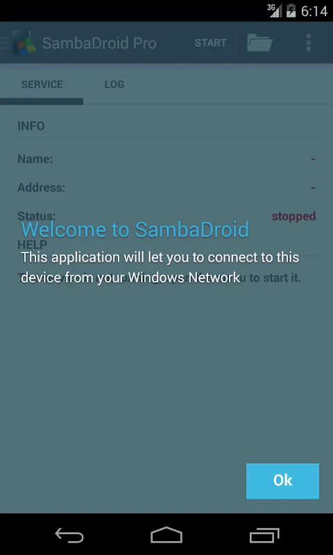 SambaDroid سکرین شاٹس