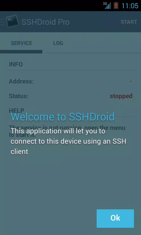 SSHDroid स्क्रीनशॉट