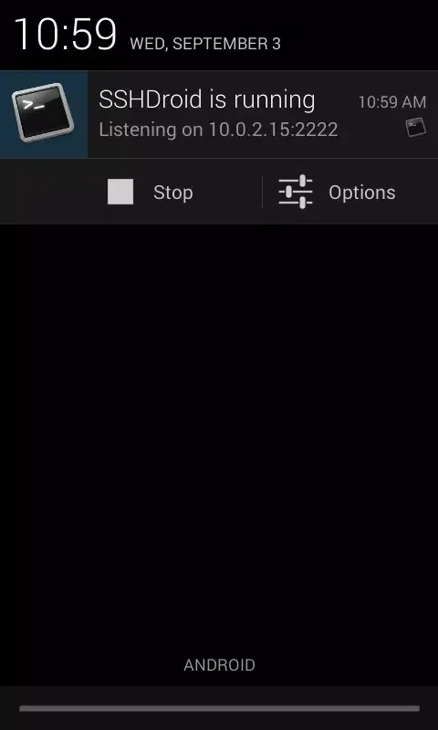SSHDroid स्क्रीनशॉट