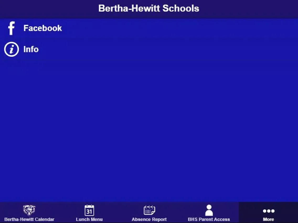Bertha-Hewitt Schools iPad  स्क्रीनशॉट