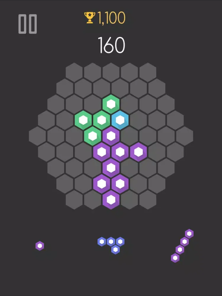 Captures d'écran de Block Hexa Puzzle: Cell Connect - Classic brick twisty arrow wheel iPad 