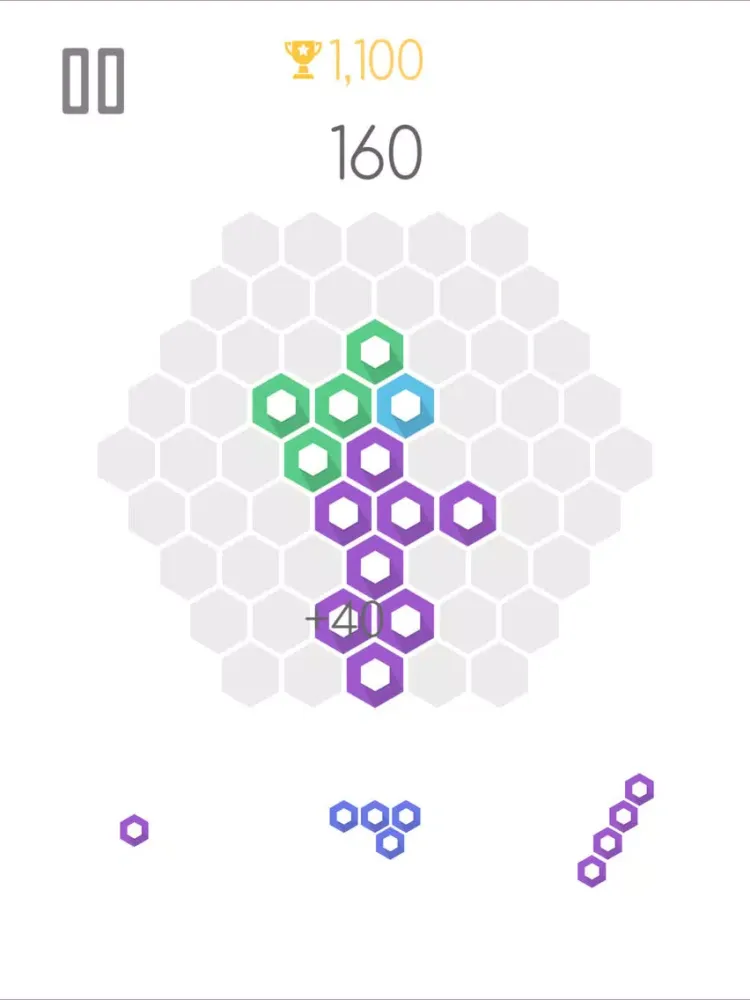 Captures d'écran de Block Hexa Puzzle: Cell Connect - Classic brick twisty arrow wheel iPad 