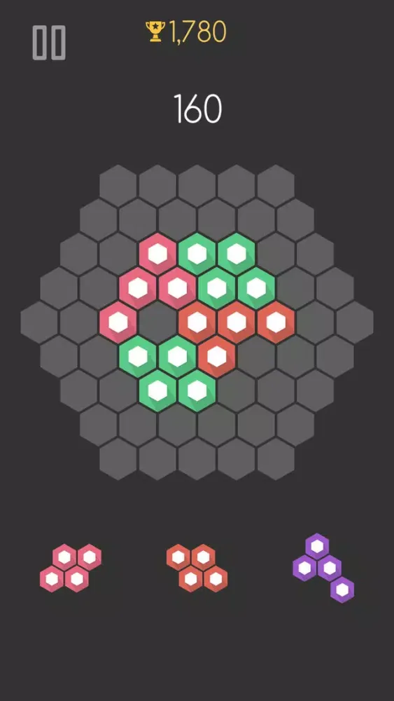 Captures d'écran de Block Hexa Puzzle: Cell Connect - Classic brick twisty arrow wheel