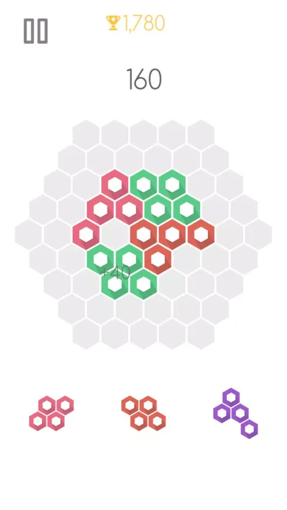 Captures d'écran de Block Hexa Puzzle: Cell Connect - Classic brick twisty arrow wheel