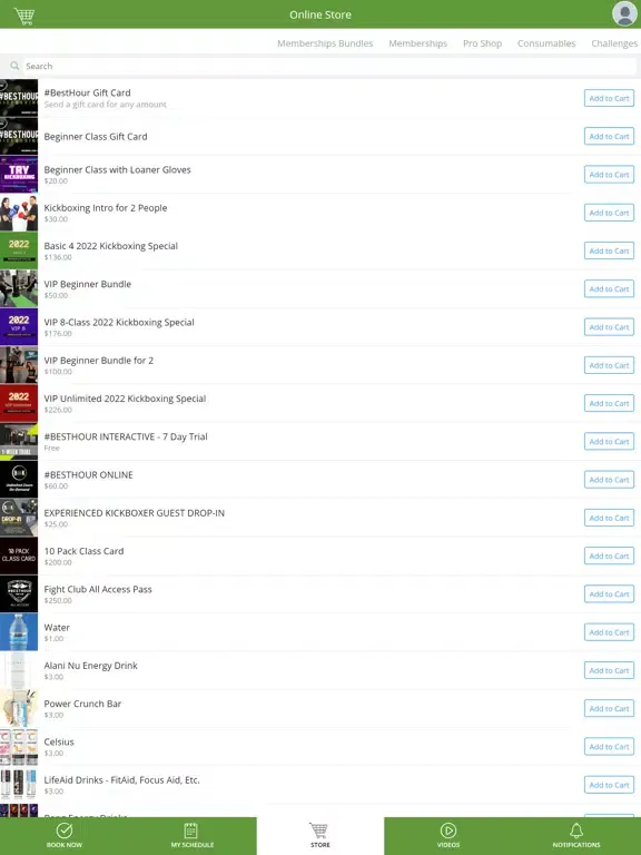 Capturas de tela do Best Hour Fitness Inc iPad 
