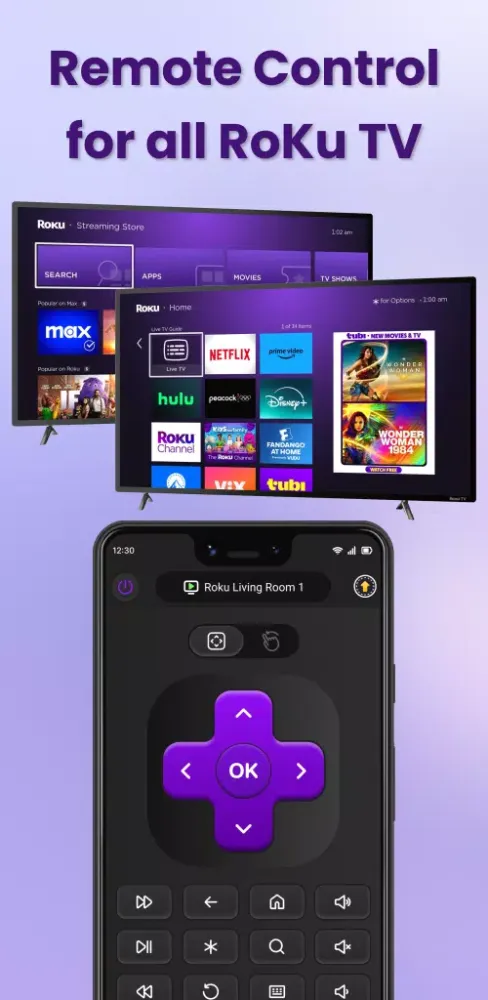 Tangkapan layar Remote Control For Ruku TV