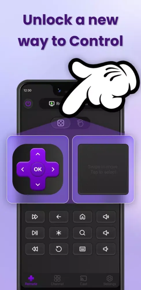 Tangkapan layar Remote Control For Ruku TV