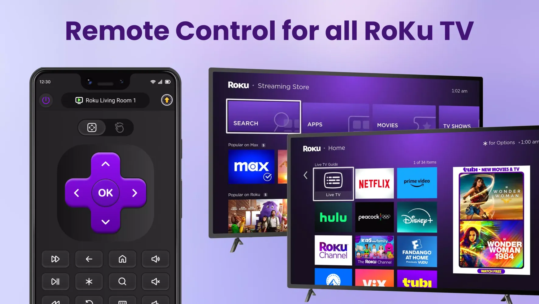 Tangkapan layar Remote Control For Ruku TV