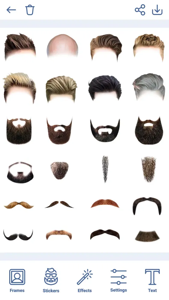 Man Hairstyles Photo Editor Screenshots