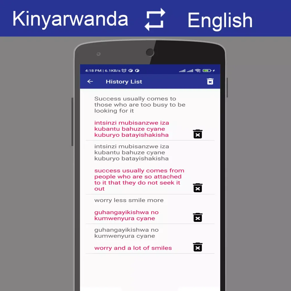 Kinyarwanda English Translator স্ক্রিনশট