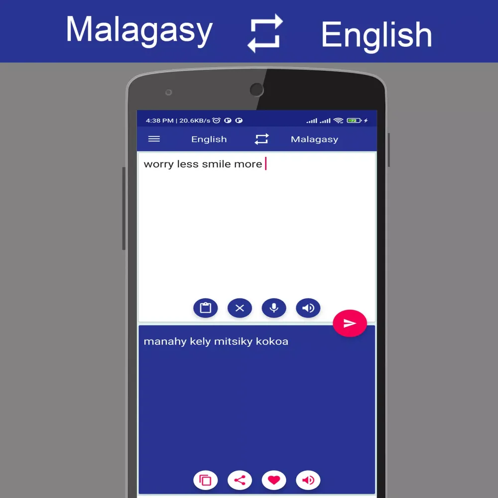 Malagasy English Translator Screenshots
