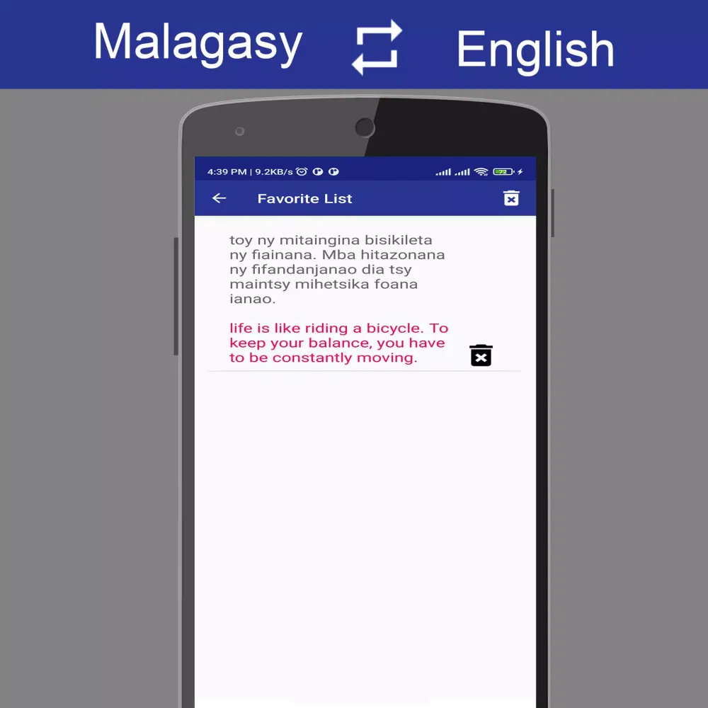 Malagasy English Translator Screenshots