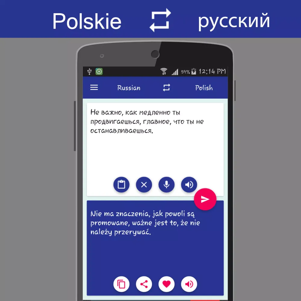 Polish Russian Translator স্ক্রিনশট