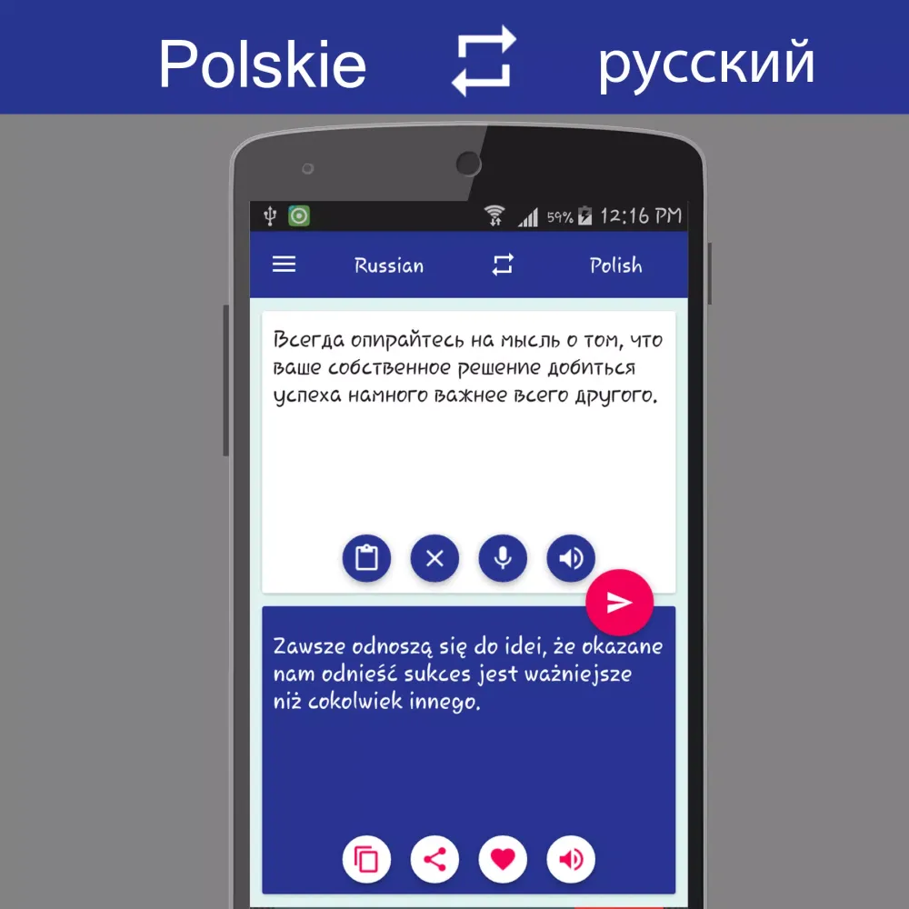 Polish Russian Translator স্ক্রিনশট